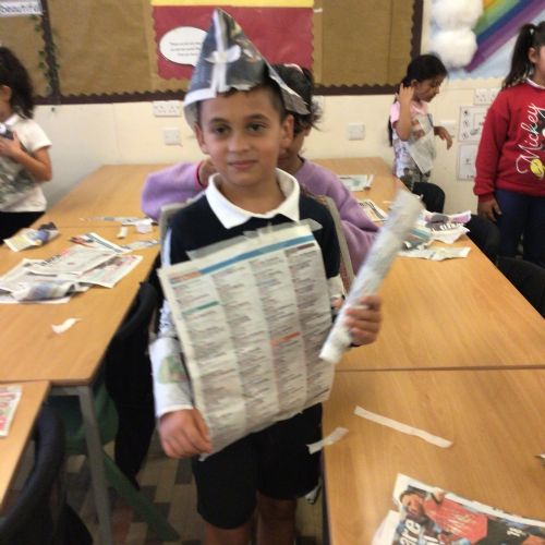 Newspaper Knights