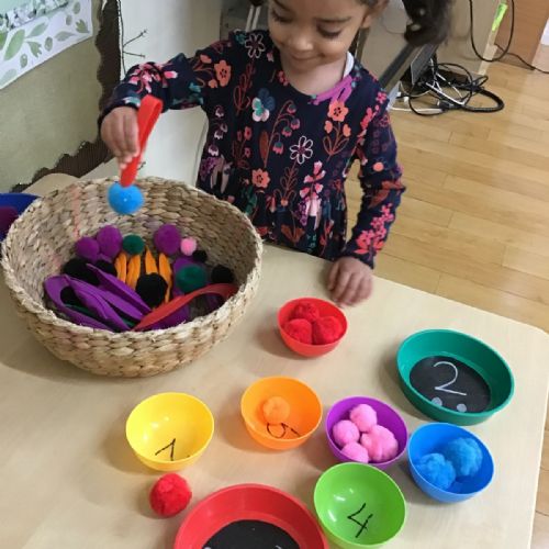 Identifying colours and numbers